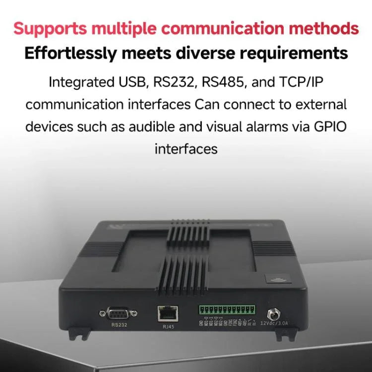 4 - Channel RFID Reader / Writer with Impinj E710 Module, Fixed UHF Industrial Long - Range Reader for Warehouse Management - Trustpick