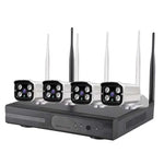 4CH HD 720P 1.0 Mega Pixel 2.4GHz WiFi IP Bullet Camera + NVR Kit - Trustpick