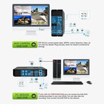 633W / A 3.6mm Lens 1500 TVL CCTV DVR Surveillance System IP66 Weatherproof Indoor Security Bullet Camera with 6 LED Array, Support Night Vision - Trustpick