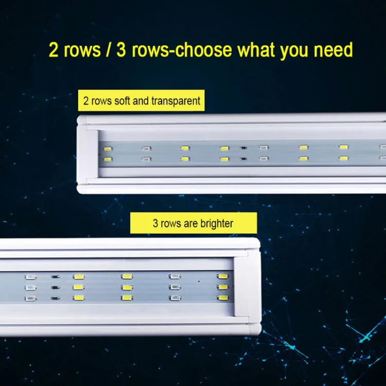 Đèn kẹp LED bể cá thủy sinh XY-30K, phích cắm US, XY-30K
