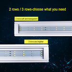 Đèn LED giá đỡ thủy sinh bể cá kính ba hàng XY-60K, phích cắm US, XY-60K ba hàng