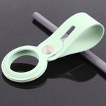 Bao da chống trầy bằng polyurethane có vòng treo cho AirTag thế hệ 2 / AirTag thế hệ 1