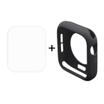 ENKAY Hat-Prince 2 trong 1 vỏ bảo vệ TPU bán bọc + miếng dán màn hình PET cong 3D uốn nhiệt HD cho Apple Watch Series 6 / 5 / 4 / SE3 / 2 / 1 40mm, 40mm
