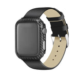 ENKAY Hat-Prince 2 trong 1 vỏ bảo vệ TPU họa tiết sợi carbon + miếng dán màn hình cong PET 3D uốn nhiệt HD cho Apple Watch Series 6 / 5 / 4 / Watch SE 40mm, dành cho Apple Watch Series 6 / 5 / 4 / Watch SE 40mm