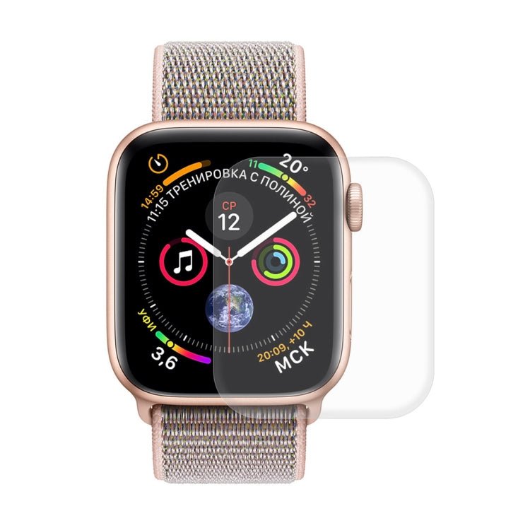 ENKAY Hat-Prince 2 trong 1 vỏ bảo vệ TPU bán bọc + miếng dán màn hình PET cong 3D uốn nhiệt HD cho Apple Watch Series 6 / 5 / 4 / Watch SE 44mm, Dành cho Apple Watch Series 6 / 5 / 4 / Watch SE 44mm