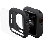 ENKAY Hat-Prince 2 trong 1 vỏ bảo vệ TPU bán bọc + miếng dán màn hình PET cong 3D uốn nhiệt HD cho Apple Watch Series 6 / 5 / 4 / Watch SE 44mm, Dành cho Apple Watch Series 6 / 5 / 4 / Watch SE 44mm