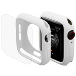 ENKAY Hat-Prince 2 trong 1 vỏ bảo vệ TPU bán bọc + miếng dán màn hình PET cong 3D uốn nhiệt HD cho Apple Watch Series 6 / 5 / 4 / Watch SE 44mm, Dành cho Apple Watch Series 6 / 5 / 4 / Watch SE 44mm