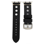 Dây đồng hồ da thật lỗ cổ điển cho Apple Watch Series 7 45mm / 6 & SE & 5 & 4 44mm / 42mm 3 & 2 & 1, Dành cho 42mm