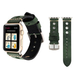 Dây đồng hồ da thật lỗ cổ điển cho Apple Watch Series 7 45mm / 6 & SE & 5 & 4 44mm / 42mm 3 & 2 & 1, Dành cho 42mm