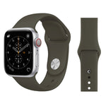 Dây đồng hồ silicone phong cách đơn giản thời trang cho Apple Watch Series 3 & 2 & 1 38mm, Dành cho 38mm