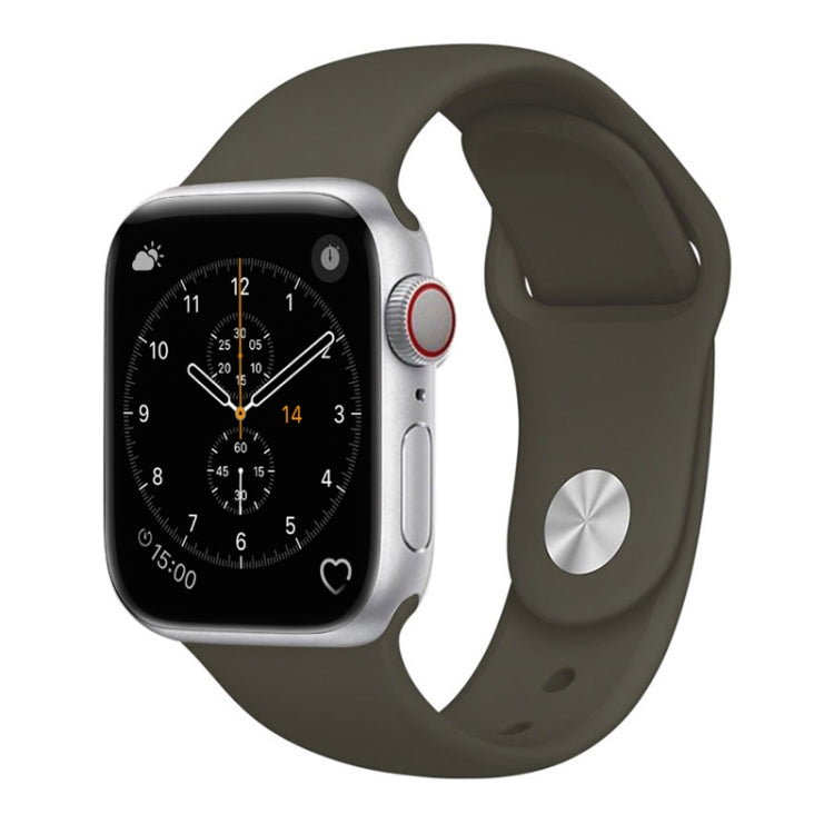 Dây đồng hồ silicone phong cách đơn giản thời trang cho Apple Watch Series 3 & 2 & 1 38mm, Dành cho 38mm