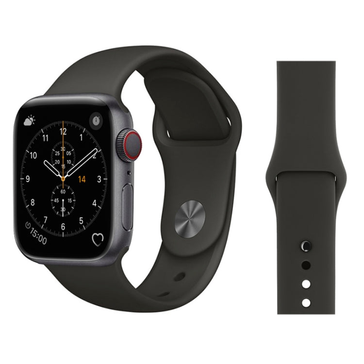 Dây đồng hồ silicone phong cách đơn giản thời trang cho Apple Watch Series 3 & 2 & 1 38mm, Dành cho 38mm