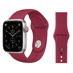 Dây đồng hồ silicone phong cách đơn giản thời trang cho Apple Watch Series 3 & 2 & 1 38mm, Dành cho 38mm