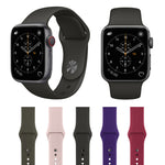 Dây đồng hồ silicone phong cách đơn giản thời trang cho Apple Watch Series 3 & 2 & 1 38mm, Dành cho 38mm