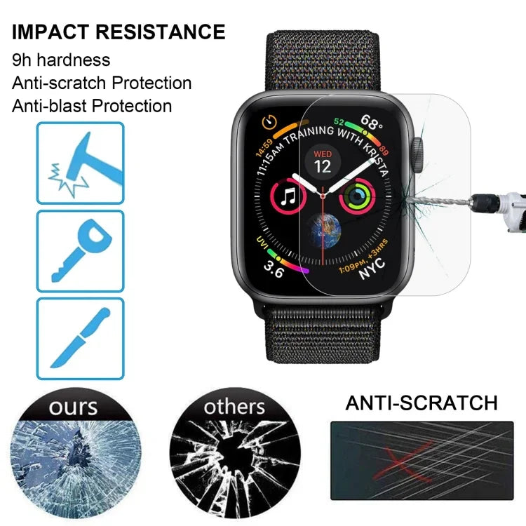 Miếng dán màn hình PET cong 3D uốn nhiệt HD bảo vệ toàn màn hình ENKAY Hat-Prince cho Apple Watch Series 6 / 5 / 4 / Watch SE 40mm, dành cho Apple Watch Series 6 / 5 / 4 / Watch SE 40mm