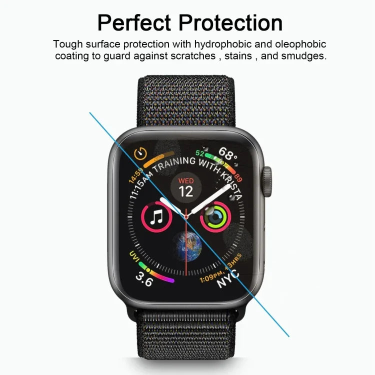 Miếng dán màn hình PET cong 3D uốn nhiệt HD bảo vệ toàn màn hình ENKAY Hat-Prince cho Apple Watch Series 6 / 5 / 4 / Watch SE 40mm, dành cho Apple Watch Series 6 / 5 / 4 / Watch SE 40mm
