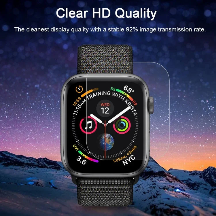 Miếng dán màn hình PET cong 3D uốn nhiệt HD bảo vệ toàn màn hình ENKAY Hat-Prince cho Apple Watch Series 6 / 5 / 4 / Watch SE 40mm, dành cho Apple Watch Series 6 / 5 / 4 / Watch SE 40mm