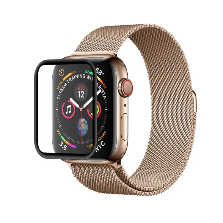 2 cái kính cường lực ENKAY Hat-Prince 3D toàn màn hình PET + kính cường lực điện phân 3D cong uốn nhiệt HD bảo vệ màn hình cho Apple Watch Series 6 / 5 / 4 / Watch SE 44mm, cho Apple Watch Series 6 / 5 / 4 / Watch SE 44mm