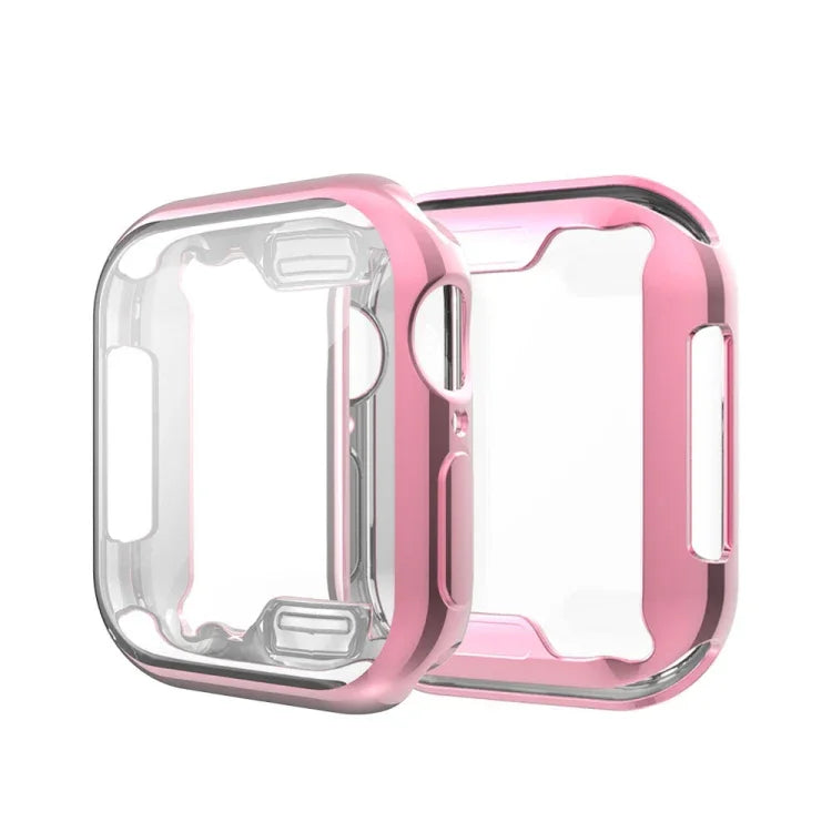 Ốp TPU mạ phủ toàn diện cho Apple Watch Series 6 / 5 / 4 / Watch SE 40mm, dành cho Series 5 & 4 40mm, dành cho Apple Watch Series 6 / 5 / 4 / Watch SE 40mm