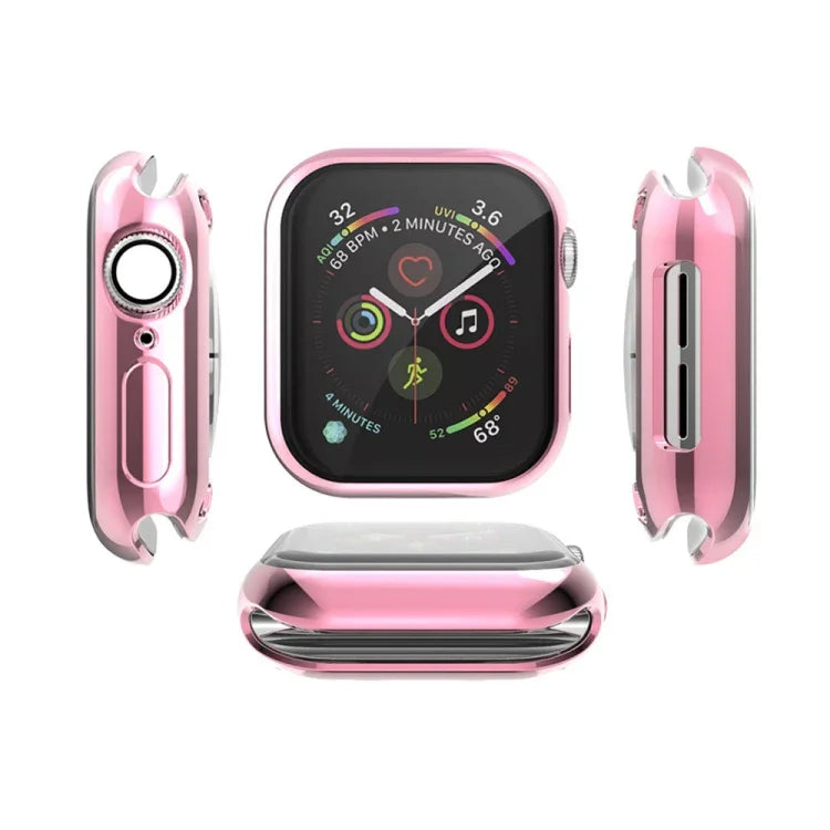 Ốp TPU mạ phủ toàn diện cho Apple Watch Series 6 / 5 / 4 / Watch SE 40mm, dành cho Series 5 & 4 40mm, dành cho Apple Watch Series 6 / 5 / 4 / Watch SE 40mm