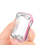 Ốp TPU mạ phủ toàn diện cho Apple Watch Series 6 / 5 / 4 / Watch SE 40mm, dành cho Series 5 & 4 40mm, dành cho Apple Watch Series 6 / 5 / 4 / Watch SE 40mm