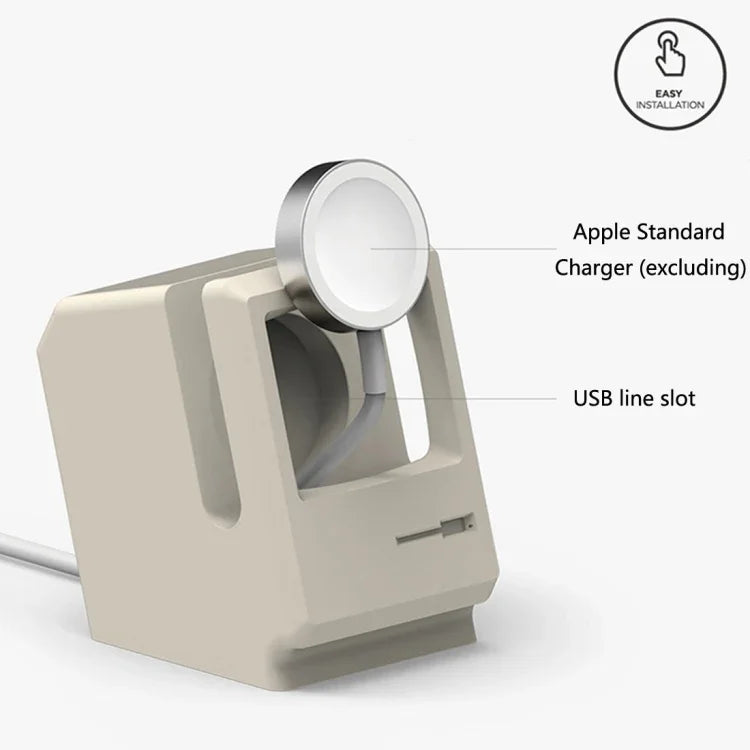 Đế sạc Apple Watch bằng gel silica phong cách cổ điển