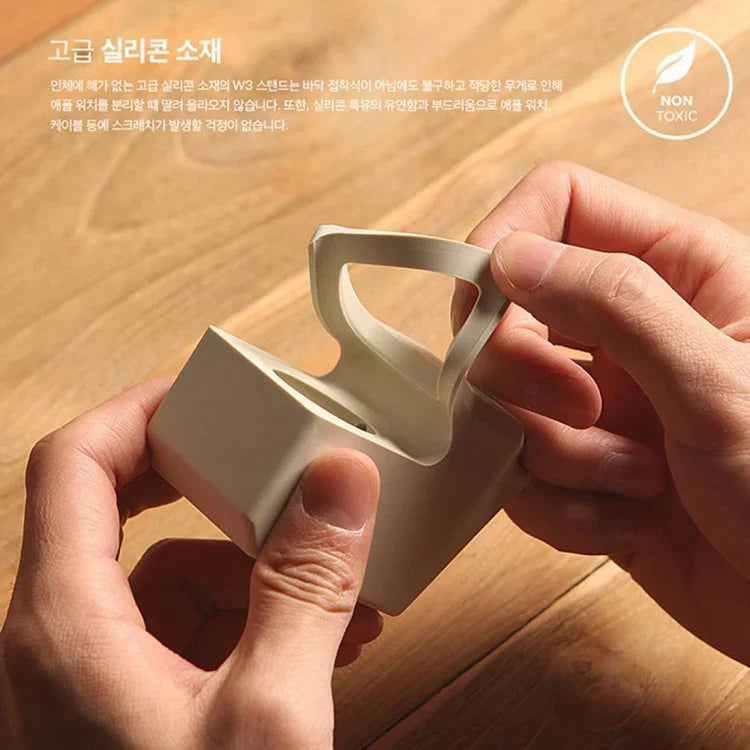 Đế sạc Apple Watch bằng gel silica phong cách cổ điển