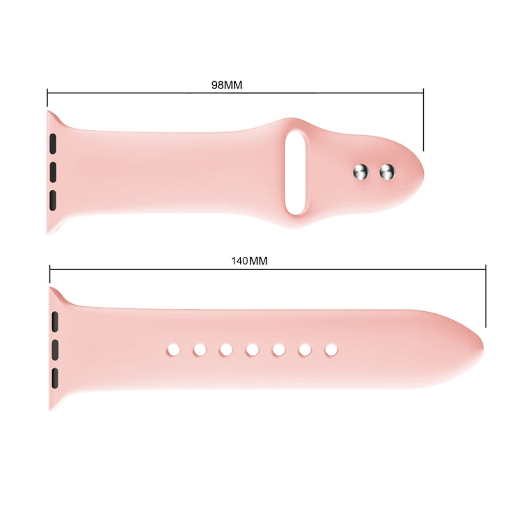 Dây đồng hồ silicone hai đinh tán cho Apple Watch Series 3 & 2 & 1 42mm, Apple Watch 42mm