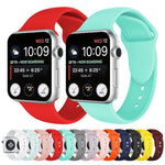 Dây đồng hồ silicone hai đinh tán cho Apple Watch Series 3 & 2 & 1 42mm, Apple Watch 42mm
