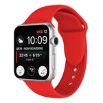 Dây đồng hồ silicone đinh đôi cho Apple Watch Series 3 & 2 & 1 38mm, Apple Watch 38mm