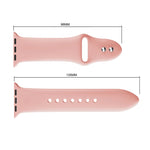 Dây đồng hồ silicone đinh đôi cho Apple Watch Series 3 & 2 & 1 38mm, Apple Watch 38mm