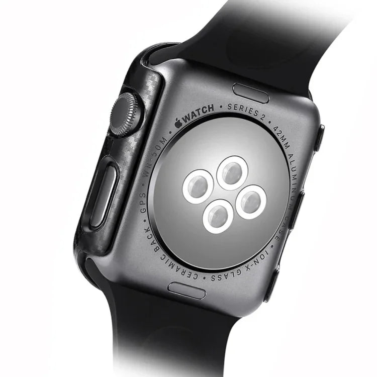 Ốp bảo vệ khung sợi carbon PC cho Apple Watch Series 6 / 5 / 4 / Watch SE 40mm, dành cho Apple Watch Series 6 / 5 / 4 / Watch SE 40mm