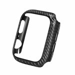 Dây Da Thật Sợi Carbon + Khung cho Apple Watch Series 3 & 2 & 1 38mm, Apple Watch Series 3 & 2 & 1 38mm