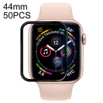 50 miếng dán màn hình PET mềm bảo vệ toàn diện cho Apple Watch Series 6 / 5 / 4 / Watch SE 44mm, Dành cho Apple Watch Series 6 / 5 / 4 / Watch SE 44mm