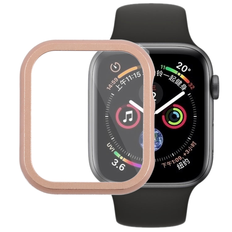 Ốp bảo vệ khung kim loại mặt trước cho Apple Watch Series 6 / 5 / 4 / Watch SE 44mm, cho Apple Watch Series 6 / 5 / 4 / Watch SE 44mm