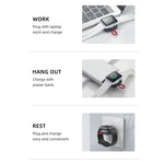 Sạc không dây từ tính di động ROCK W26 cho Apple Watch, giao diện USB W26