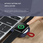Sạc không dây từ tính di động ROCK W26 cho Apple Watch, giao diện USB W26