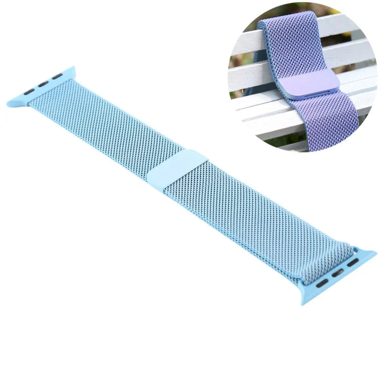 Dây đồng hồ nylon nam châm đổi màu cho Apple Watch Series 7 41mm / 6 & SE & 5 & 4 40mm / 3 & 2 & 1 38mm, 40mm
