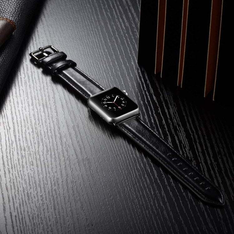 Dây đồng hồ da khóa đen cho Apple Watch Ultra 49mm & Watch Ultra 2 49mm / Series 10 46mm / 9&8&7 45mm / SE 3&SE 2&6&SE&5&4 44mm / 3&2&1 42mm, Dành cho Apple Watch Ultra 49mm / Series 8&7 45mm / SE 2&6&SE&5&4 44mm / 3&2&1 42mm
