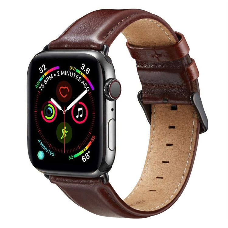 Dây đồng hồ da khóa đen cho Apple Watch Ultra 49mm & Watch Ultra 2 49mm / Series 10 46mm / 9&8&7 45mm / SE 3&SE 2&6&SE&5&4 44mm / 3&2&1 42mm, Dành cho Apple Watch Ultra 49mm / Series 8&7 45mm / SE 2&6&SE&5&4 44mm / 3&2&1 42mm