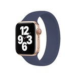 Dây đồng hồ silicone co giãn màu trơn cho Apple Watch Series 10 42mm / 9&8&7 41mm / SE 3&SE 2&6&SE&5&4 40mm / 3&2&1 38mm, Size:S 130mm