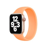 Dây đồng hồ silicone co giãn màu trơn cho Apple Watch Series 10 42mm / 9&8&7 41mm / SE 3&SE 2&6&SE&5&4 40mm / 3&2&1 38mm, Size:M 143mm