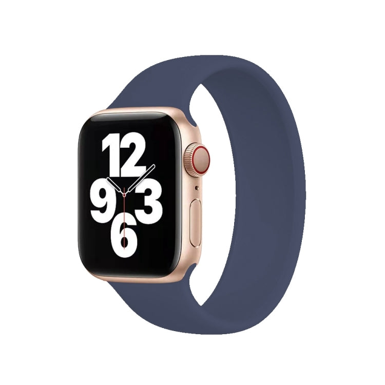 Dây Đồng Hồ Silicone Co Giãn Màu Trơn cho Apple Watch Series 10 42mm / 9&8&7 41mm / SE 3&SE 2&6&SE&5&4 40mm / 3&2&1 38mm, Kích thước: L 156mm