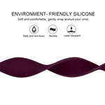 Dây Đồng Hồ Silicone Co Giãn Màu Trơn cho Apple Watch Series 10 42mm / 9&8&7 41mm / SE 3&SE 2&6&SE&5&4 40mm / 3&2&1 38mm, Kích thước: L 156mm
