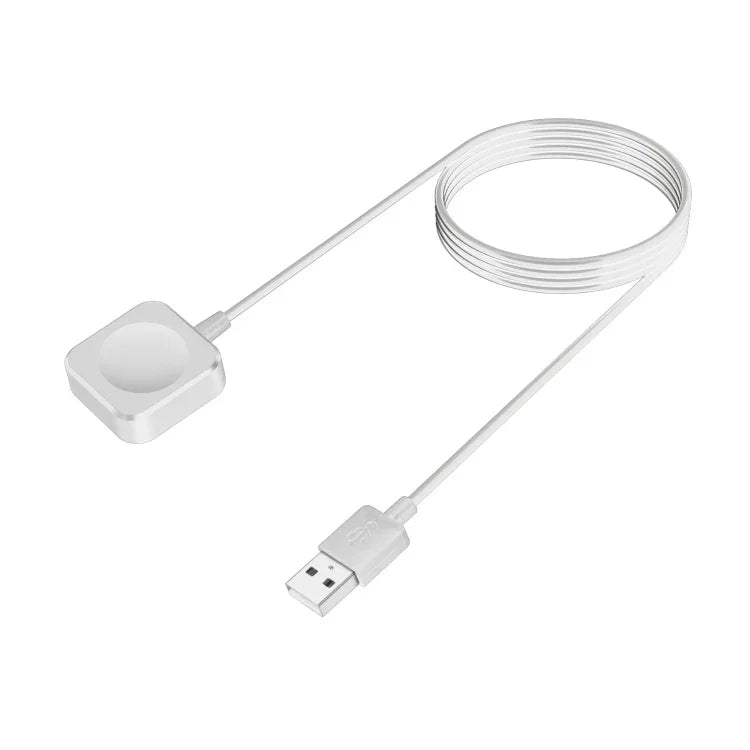 Cáp sạc USB nhanh từ tính vuông 1m cho Apple Watch Series Ultra/8/7/6/SE/SE2/5/4/3/2