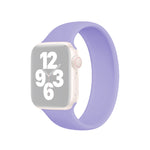 Dây đồng hồ silicone đàn hồi màu trơn cho Apple Watch Ultra 49mm & Watch Ultra 2 49mm / Series 10 46mm / 9&8&7 45mm / SE 3&SE 2&6&SE&5&4 44mm / 3&2&1 42mm, Kích thước:L 156mm