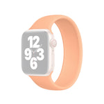 Dây đồng hồ silicone đàn hồi màu trơn cho Apple Watch Ultra 49mm & Watch Ultra 2 49mm / Series 10 46mm / 9&8&7 45mm / SE 3&SE 2&6&SE&5&4 44mm / 3&2&1 42mm, Kích thước:L 156mm