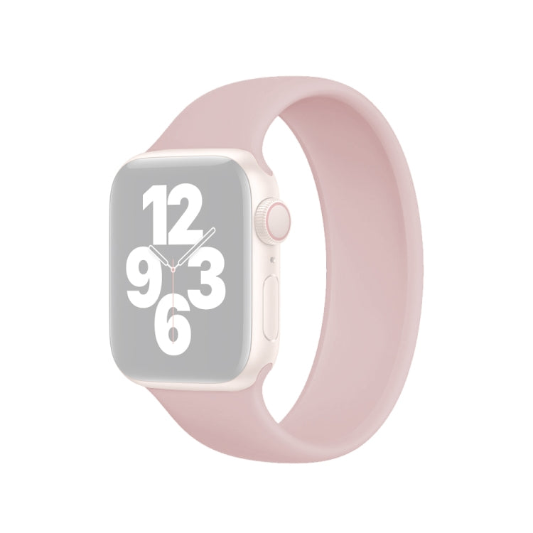 Dây đồng hồ silicone đàn hồi màu trơn cho Apple Watch Ultra 49mm & Watch Ultra 2 49mm / Series 10 46mm / 9&8&7 45mm / SE 3&SE 2&6&SE&5&4 44mm / 3&2&1 42mm, Kích thước:L 156mm