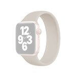 Dây đồng hồ silicone đàn hồi màu trơn cho Apple Watch Ultra 49mm & Watch Ultra 2 49mm / Series 10 46mm / 9&8&7 45mm / SE 3&SE 2&6&SE&5&4 44mm / 3&2&1 42mm, Kích thước:L 156mm