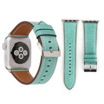 Dây đeo đồng hồ da thật phong cách mới cho Apple Watch Series 10 42mm / 9&8&7 41mm / SE 3&SE 2&6&SE&5&4 40mm / 3&2&1 38mm, 38mm